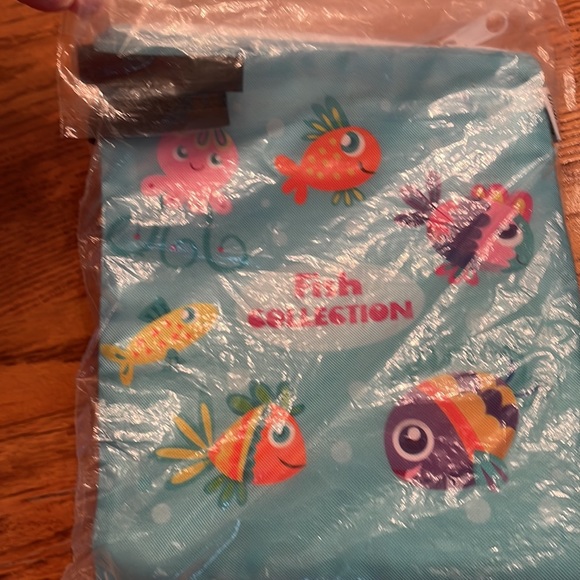 Nuovoware Sandwich/Snack Zipper Bags  [3 Pk] Resuable, Washable, Cartoon Fish - Picture 9 of 11